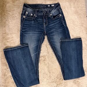 Miss Me Dark Blue Boot Cut Jeans